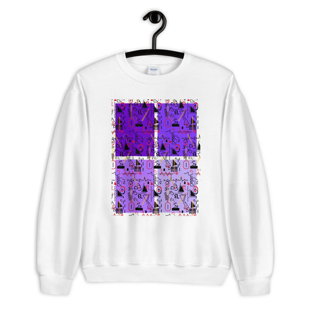 AfriBix Linear Print Graphic Unisex Sweatshirt