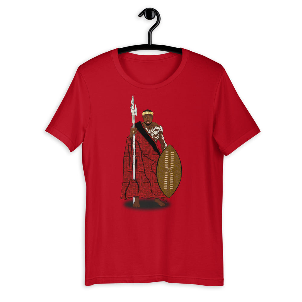 AfriBix Warrior African King Short-Sleeve Unisex T-Shirt