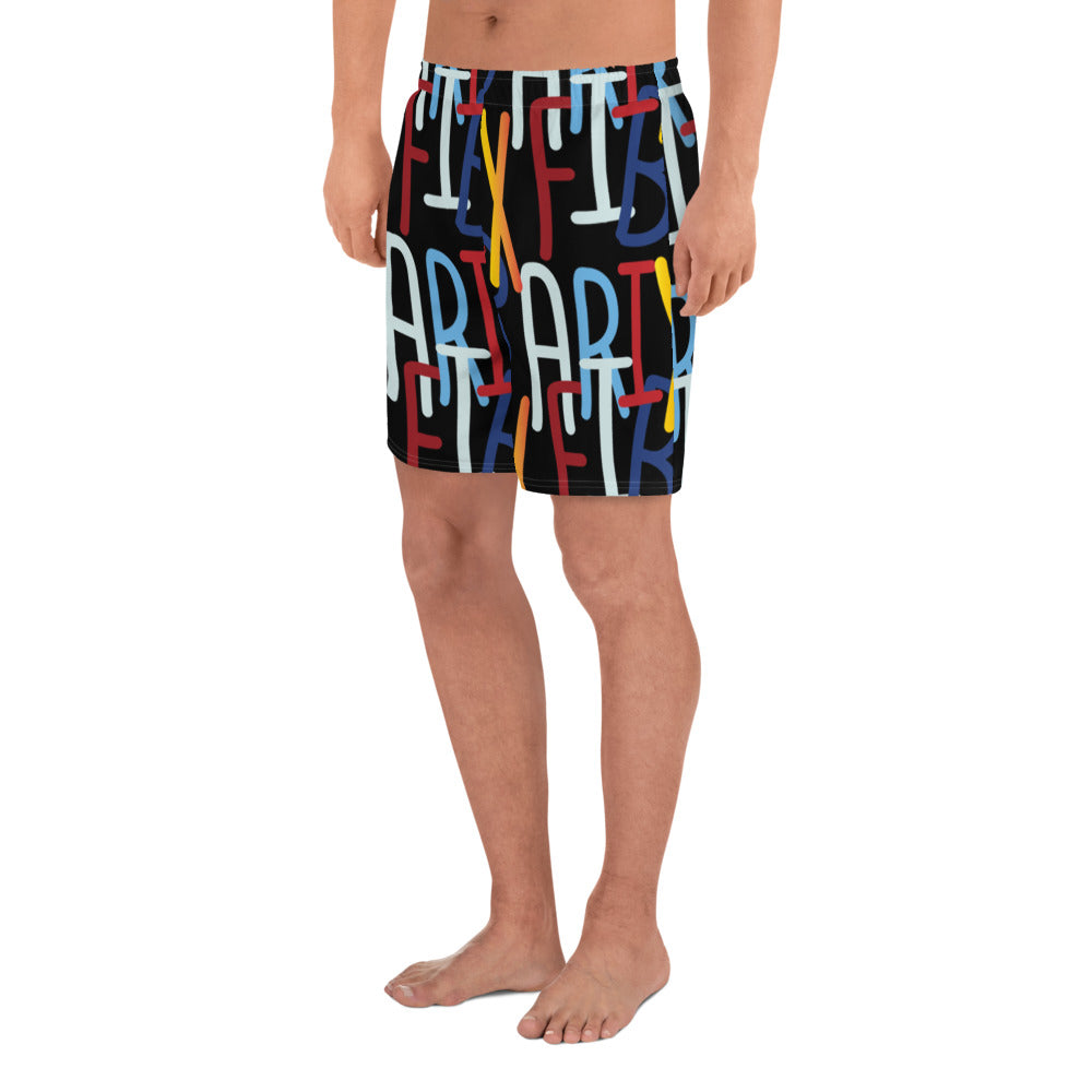 AfriBix Print Men's Athletic Shorts