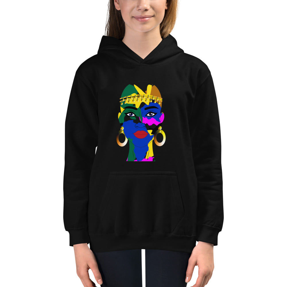 AfriBix Warrior Unisex Kids Sweatshirt Hoodie