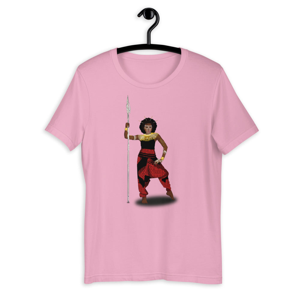 AfriBix Warrior African Queen Short-Sleeve Unisex T-Shirt