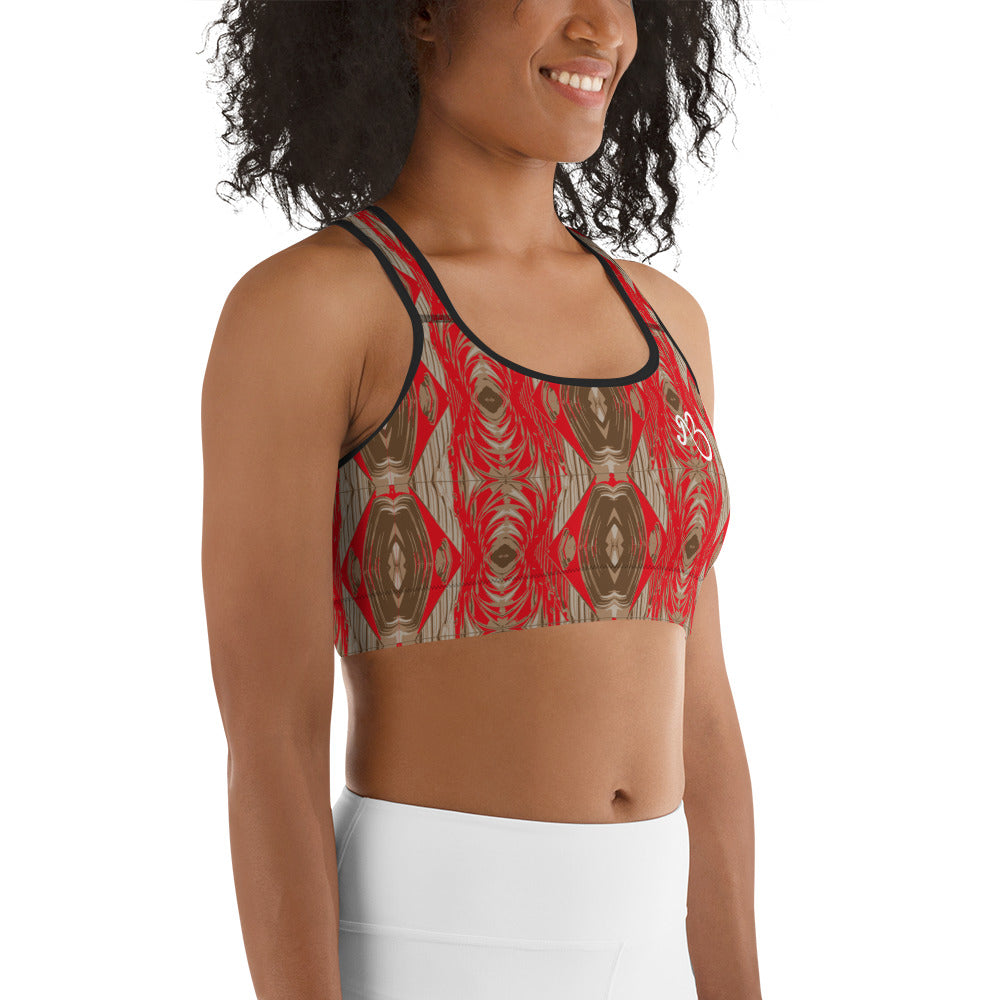 Cathedral Print Sports Bra