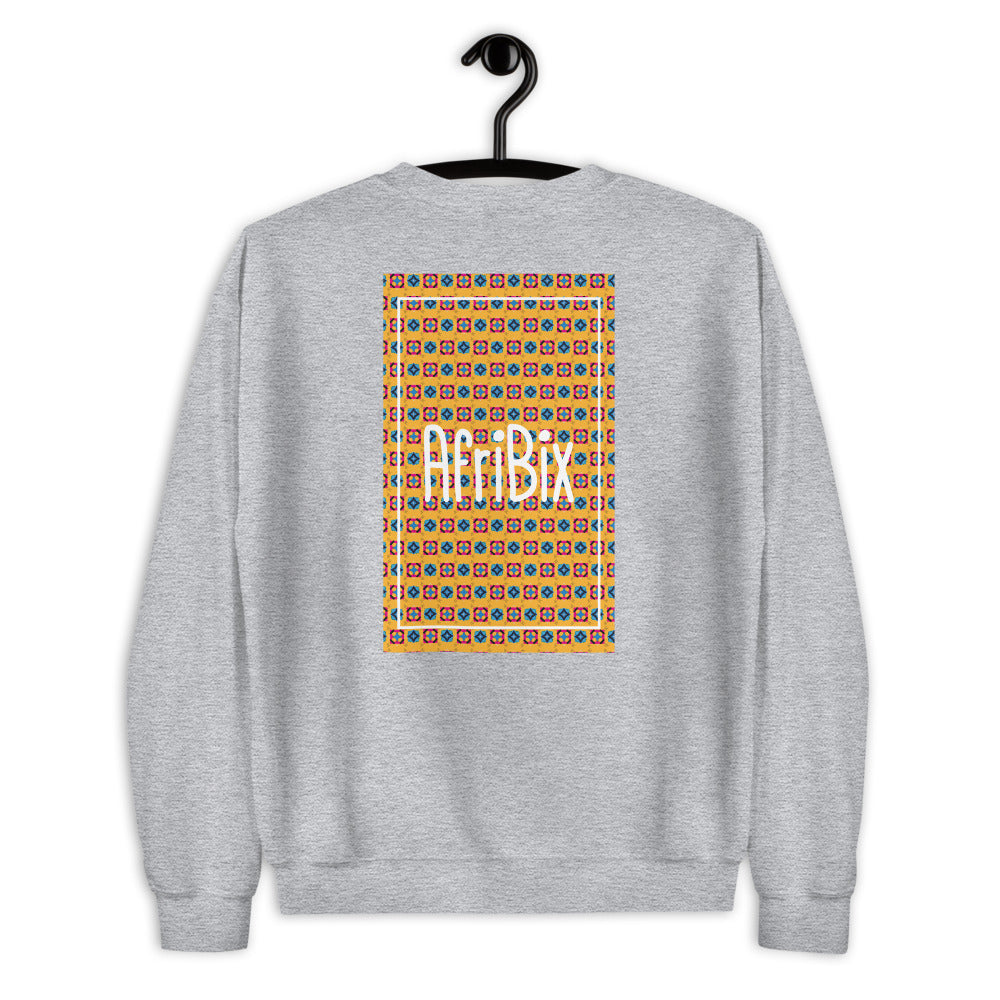 AfriBix Classic Unisex Crew Neck Long Sleeve Pullover Sweatshirt
