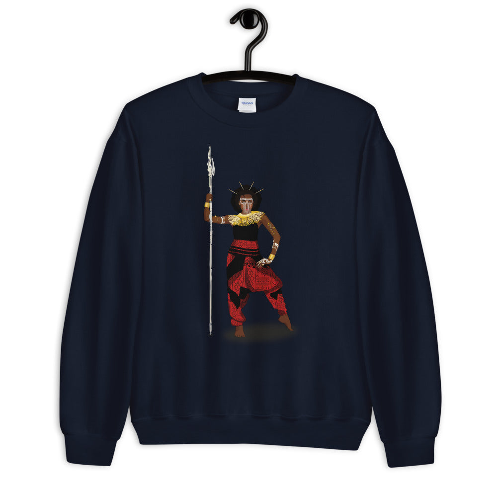AfriBix Warrior African Queen Comfortable Unisex Sweatshirt