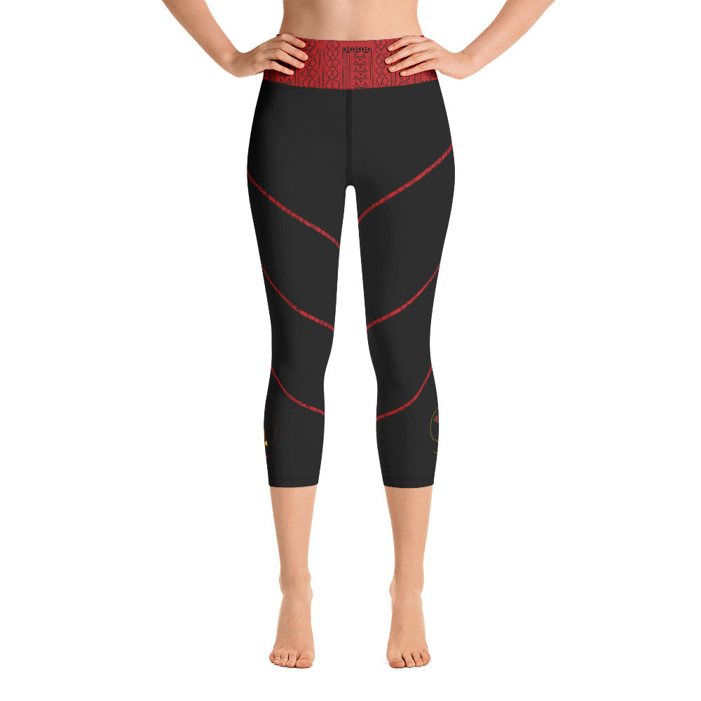 AfriBix Warrior Tribal Print Capri Leggings