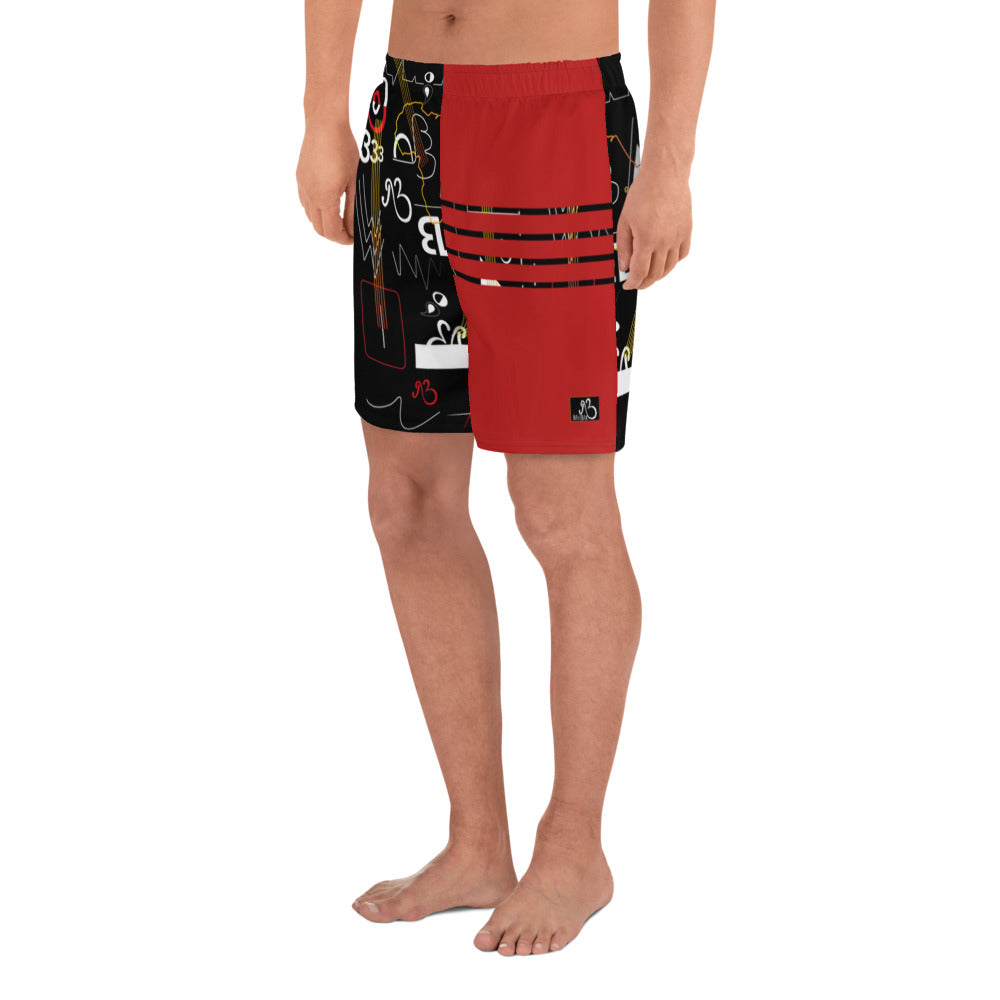 Linear Breakout Men's Athletic Shorts