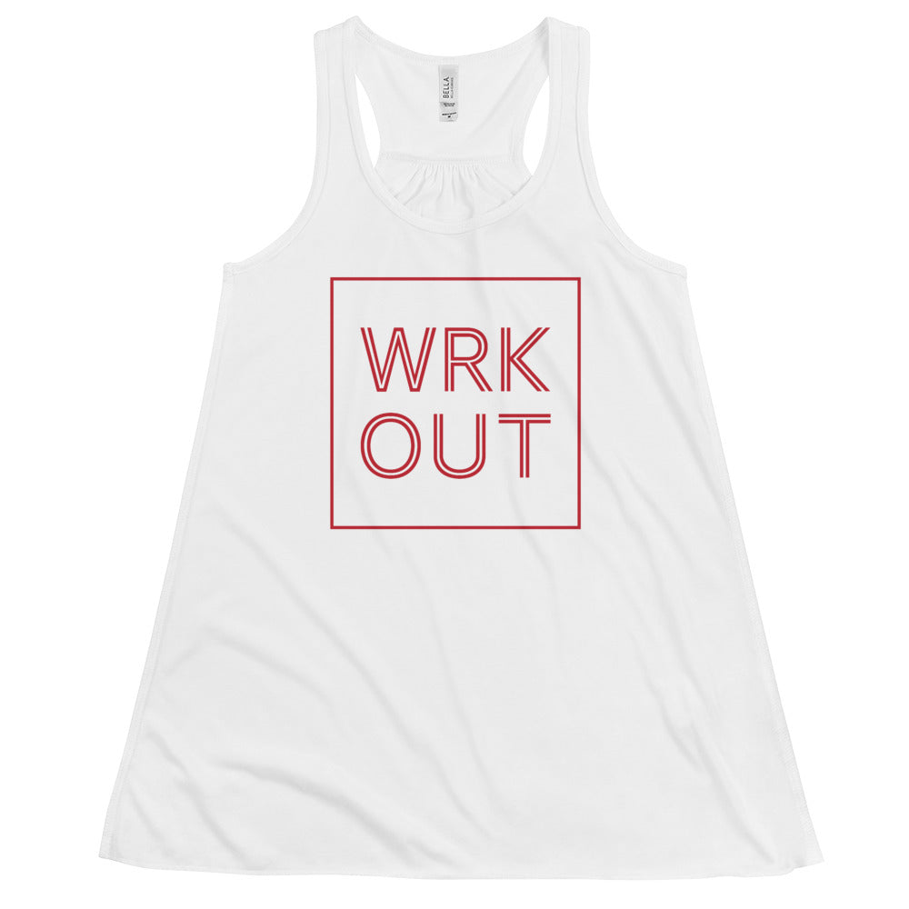 WORK OUT Women's Flowy Racerback Tank