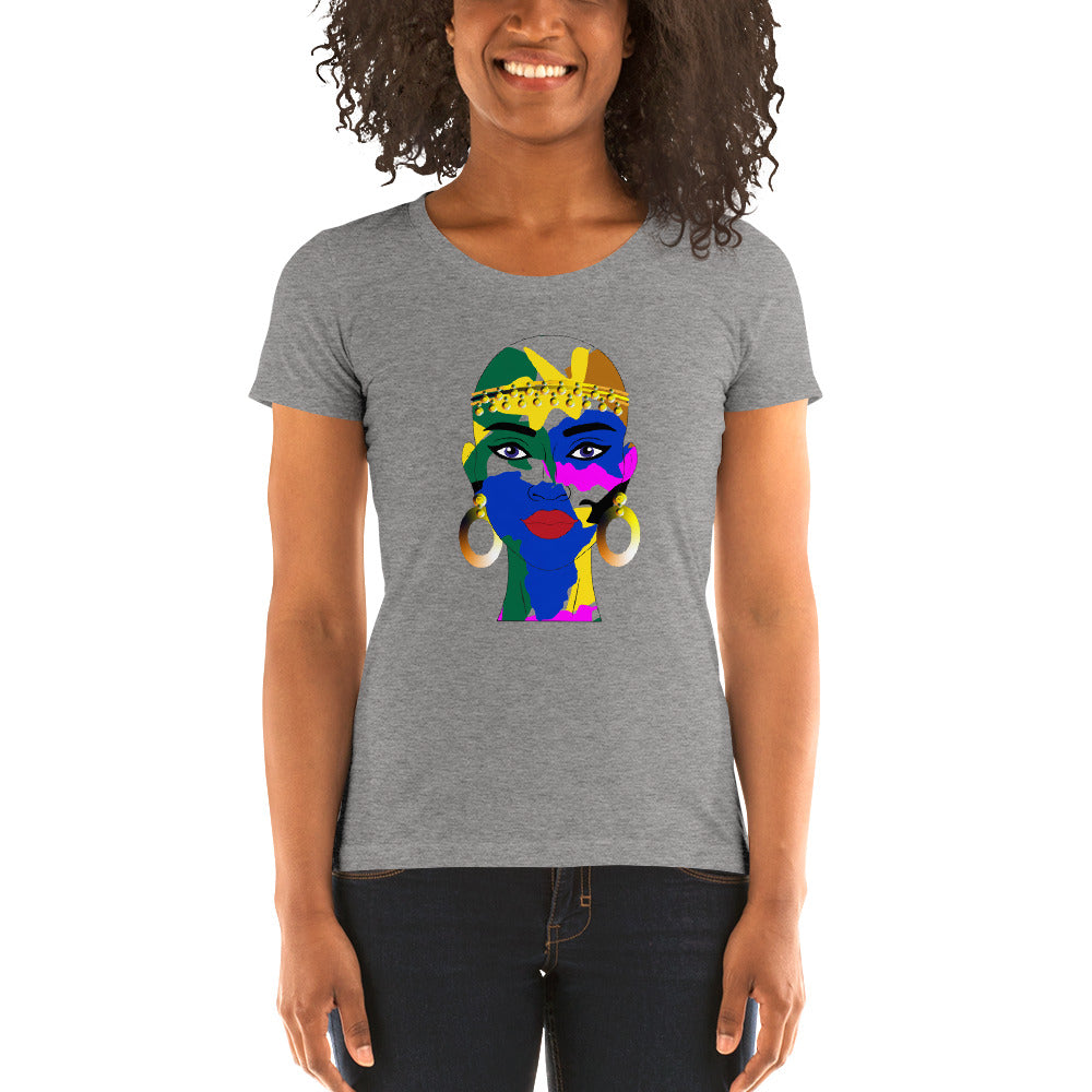AfriBix Warrior Camo Ladies' T-shirt