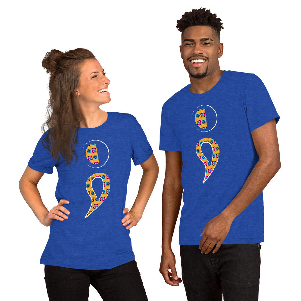 Semi-Colon Unisex T-Shirt