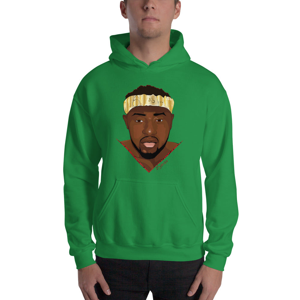 AfriBix Warrior African King Portrait Comfortable Unisex Hoodie