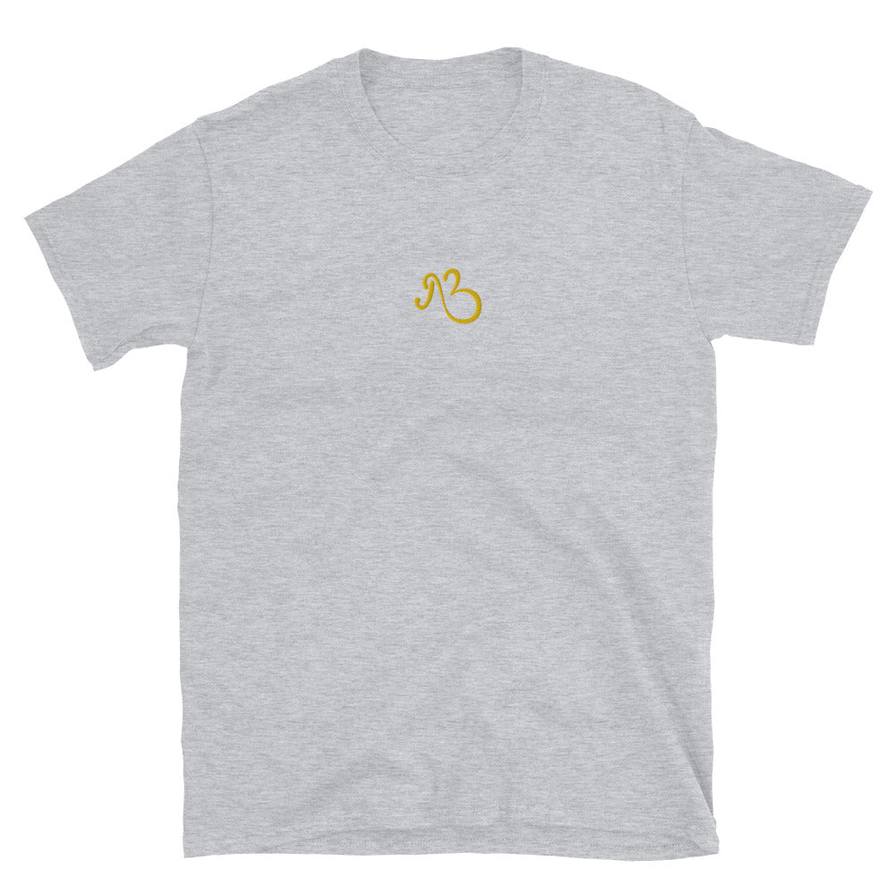 AfriBix Classic Embroidered Short-Sleeve Unisex T-Shirt