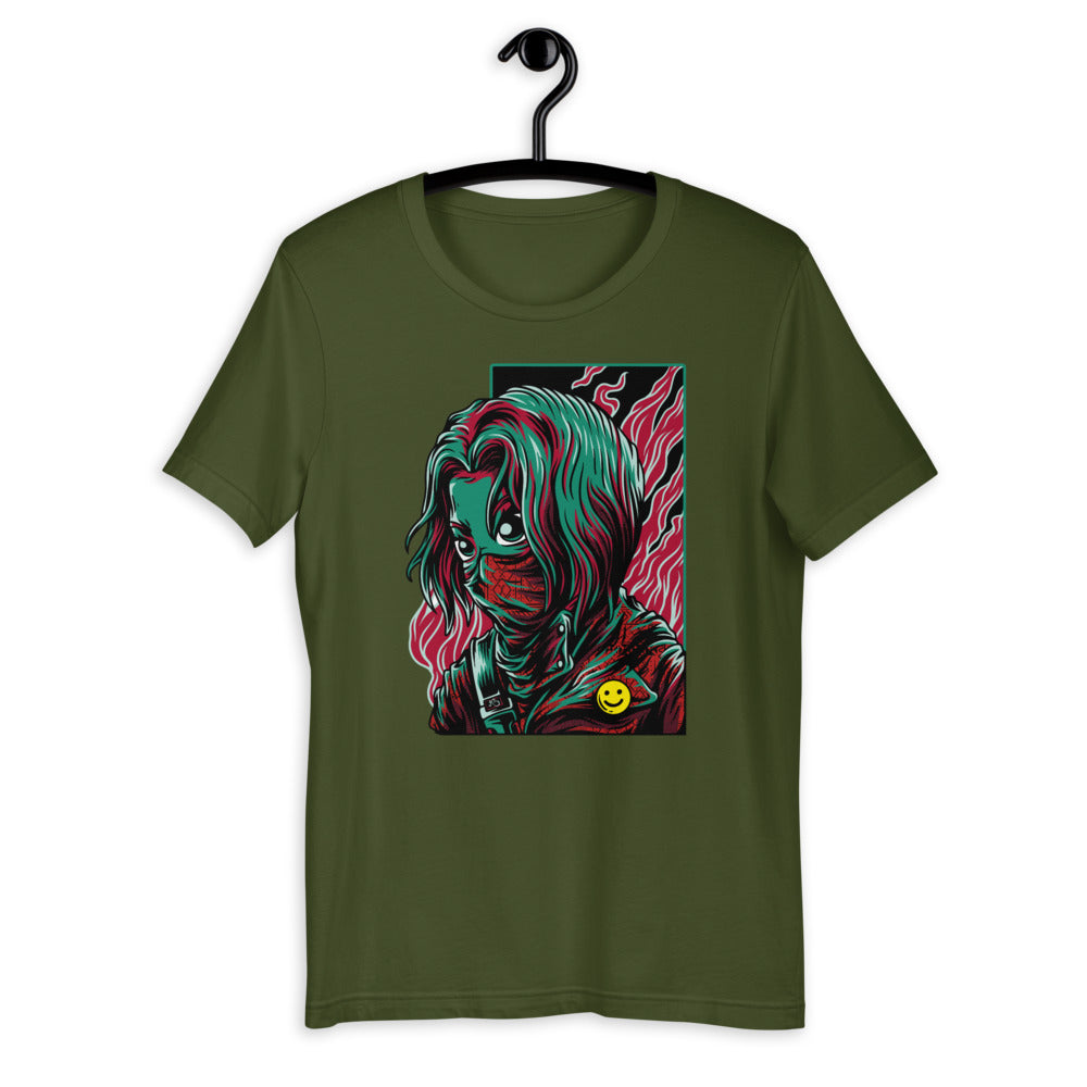 'Normalise This' Mask Graphic Short-Sleeve Unisex T-Shirt