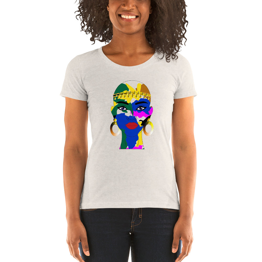 AfriBix Warrior Camo Ladies' T-shirt