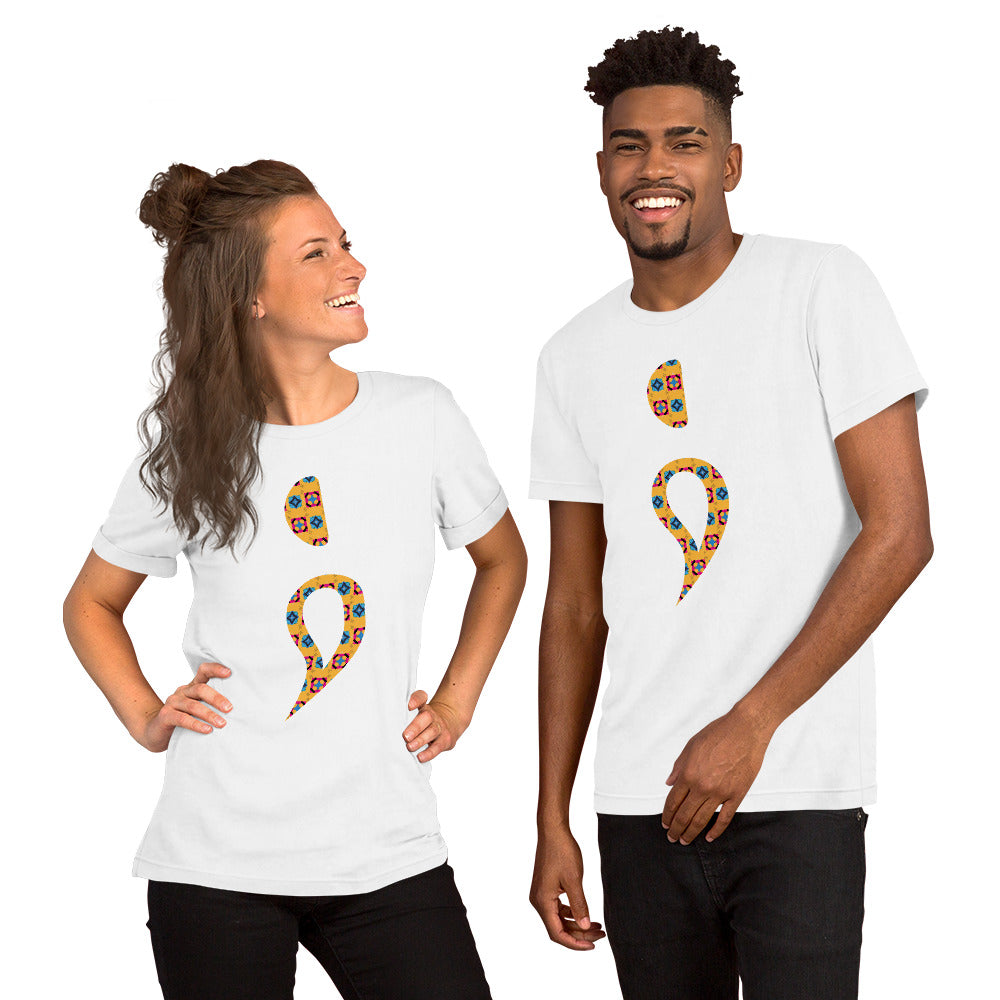 Semi-Colon Unisex T-Shirt
