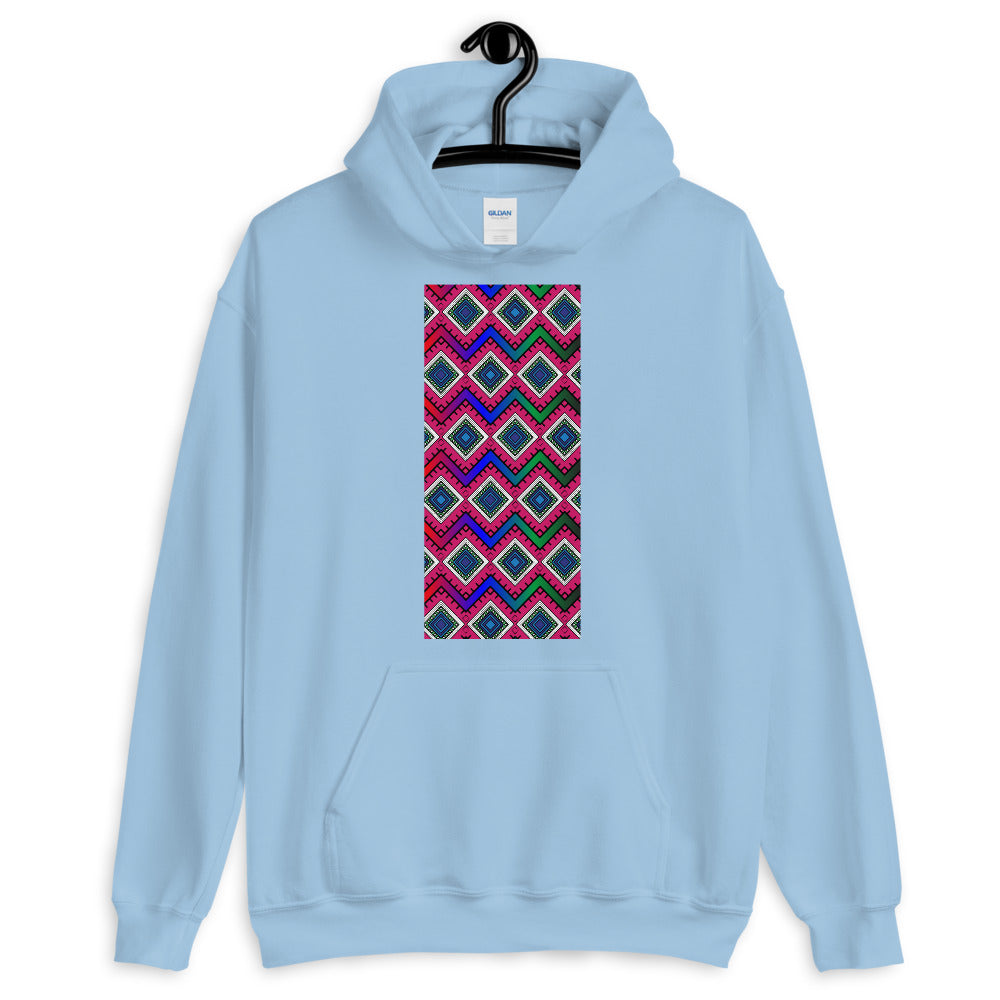 Quadrangle Print Unisex Hoodie