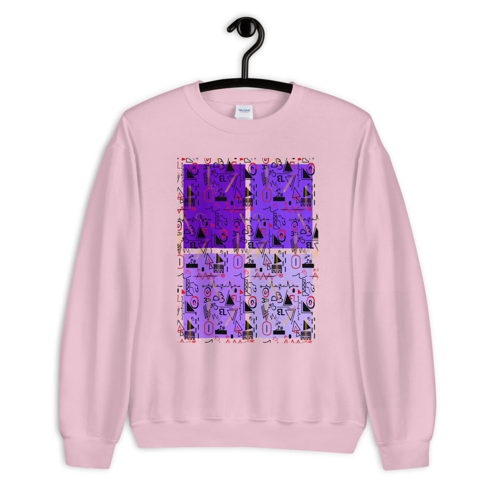 AfriBix Linear Print Graphic Unisex Sweatshirt