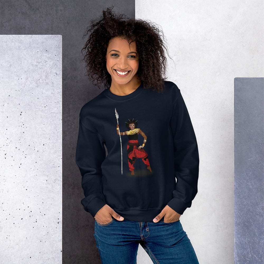 AfriBix Warrior African Queen Comfortable Unisex Sweatshirt