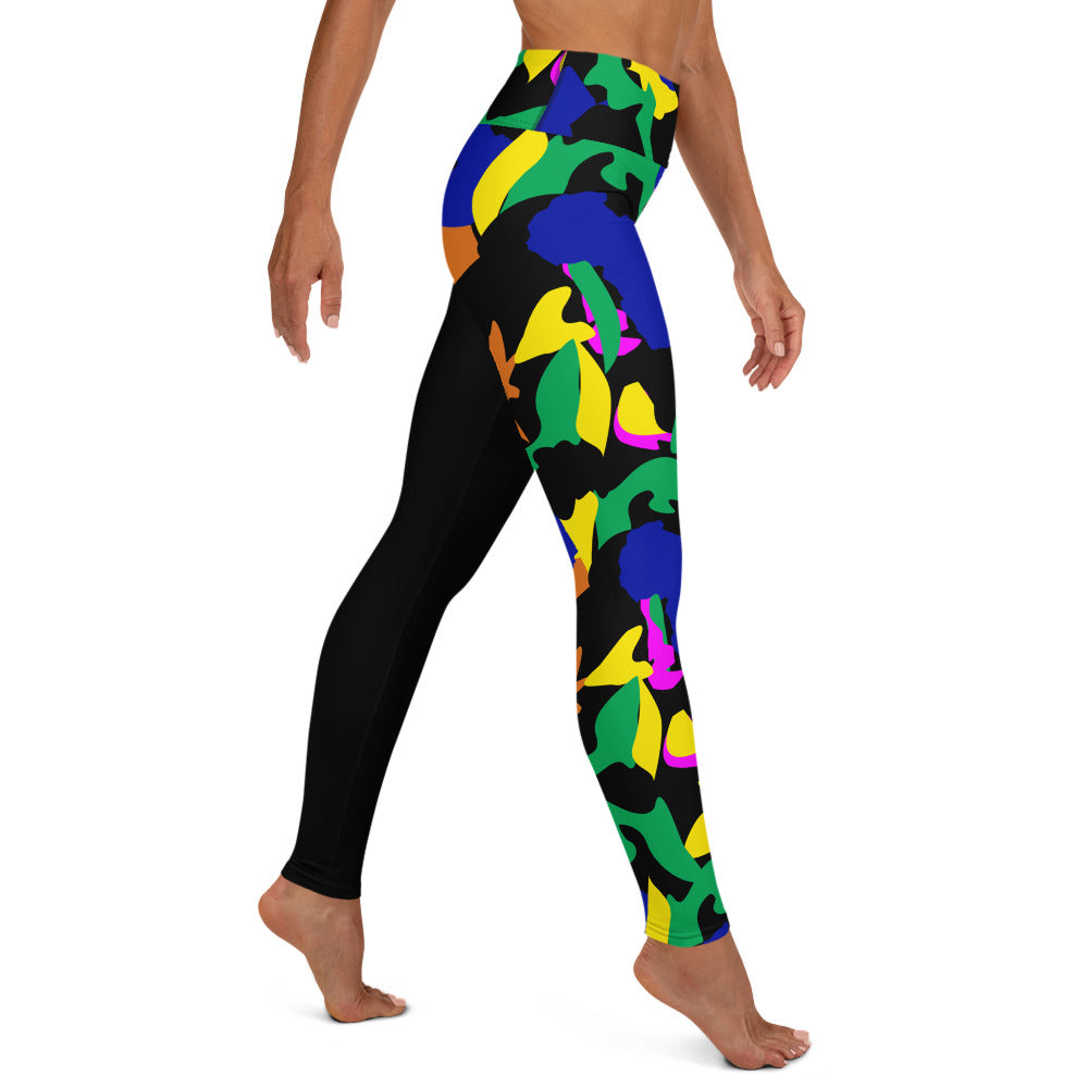 AfriBix Camo Part Noir Leggings