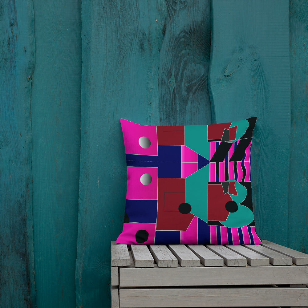 Gallery Print Premium Pillows - Plum