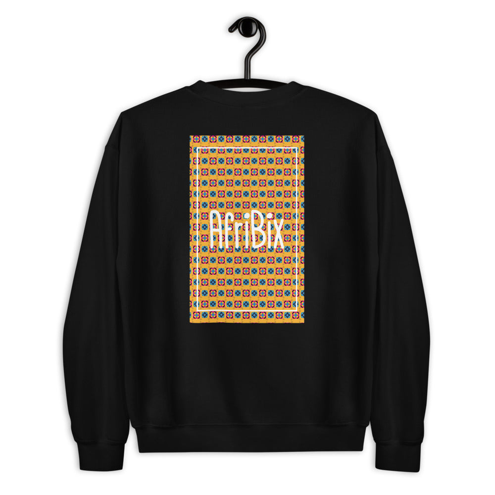 AfriBix Classic Unisex Crew Neck Long Sleeve Pullover Sweatshirt