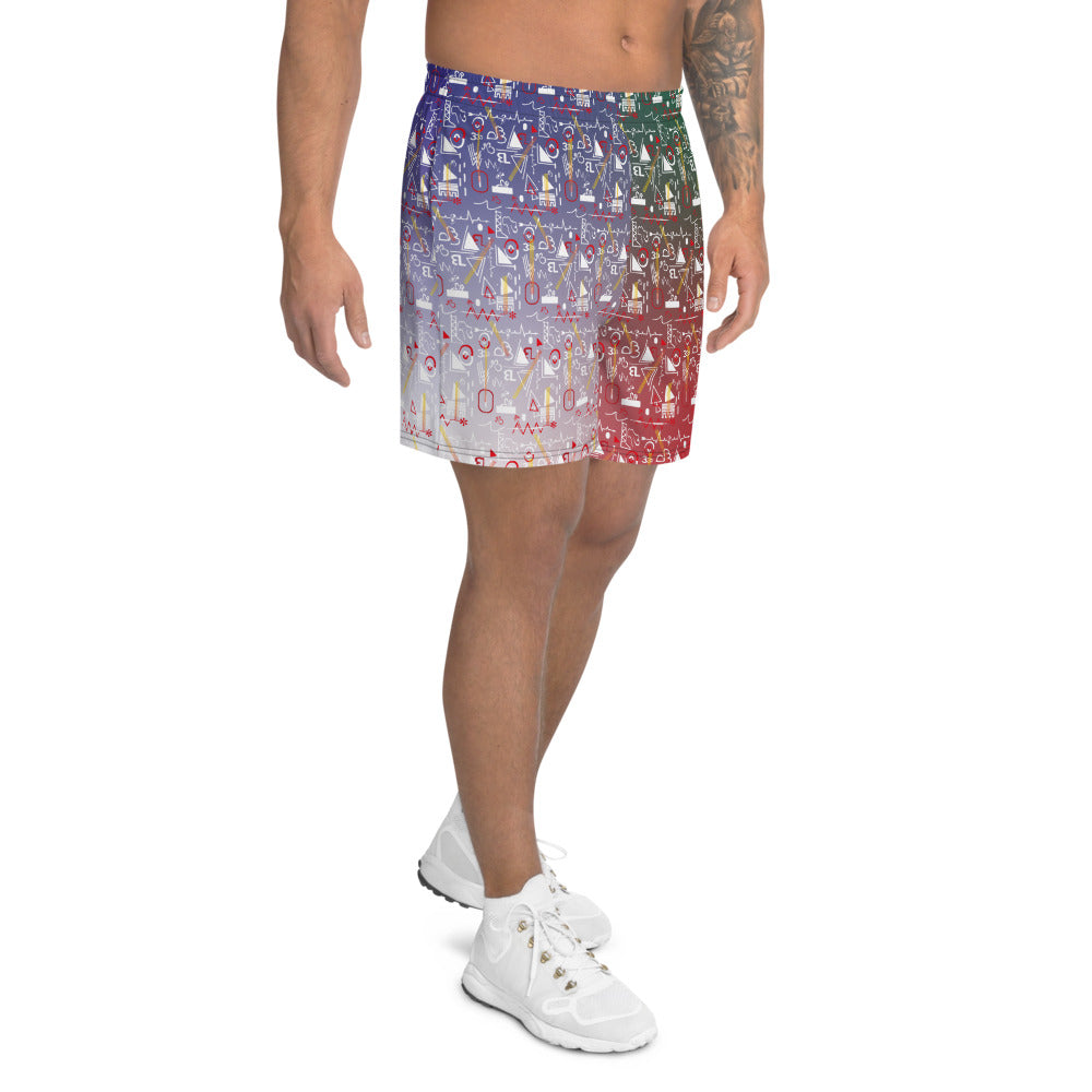 Tribal Galaxy Men's Athletic Shorts