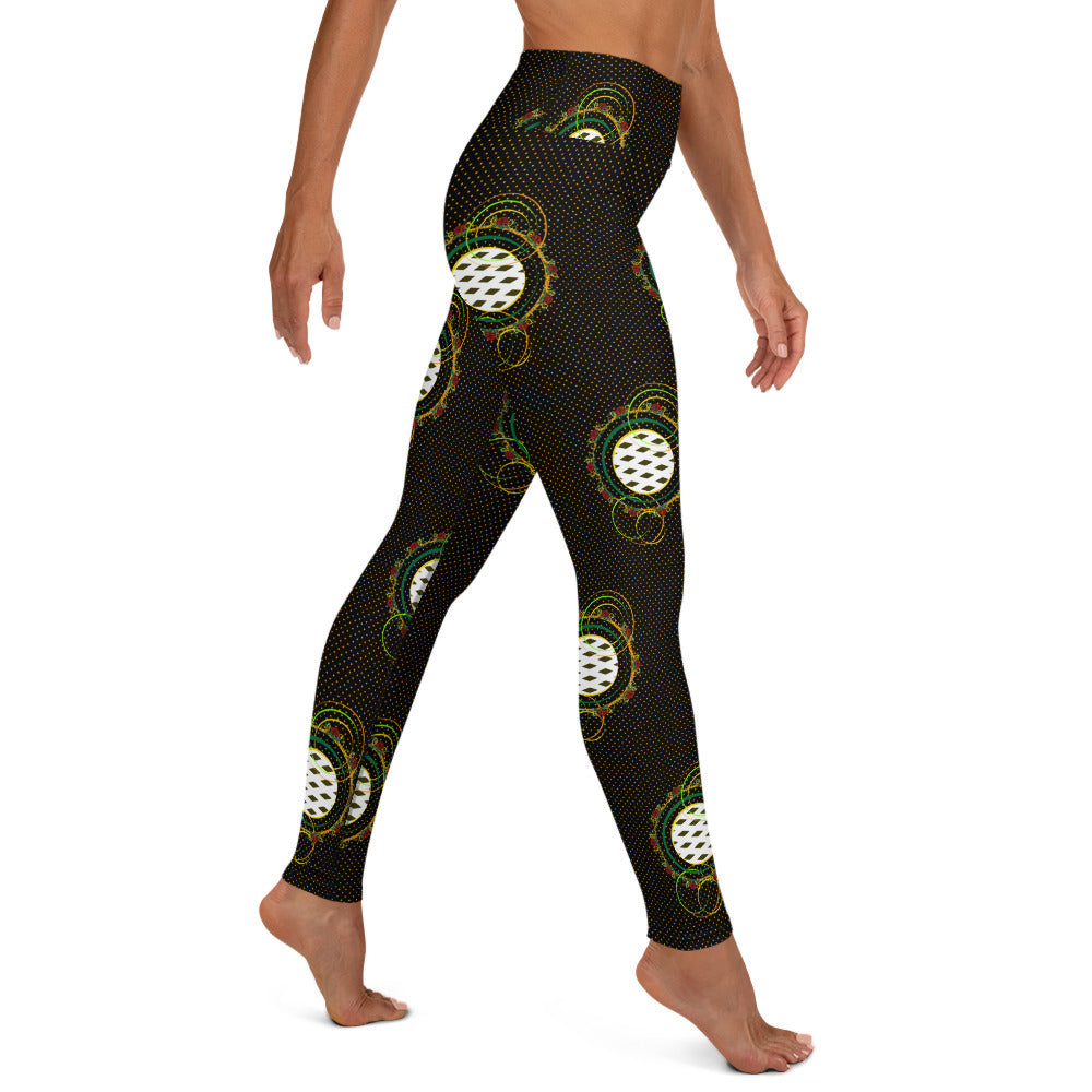 Adaeze Print Leggings - Noir