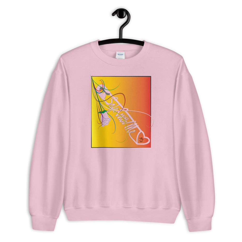 Safe With Me Unisex Crew Neck Long Sleeve Pullover Sweatshirt