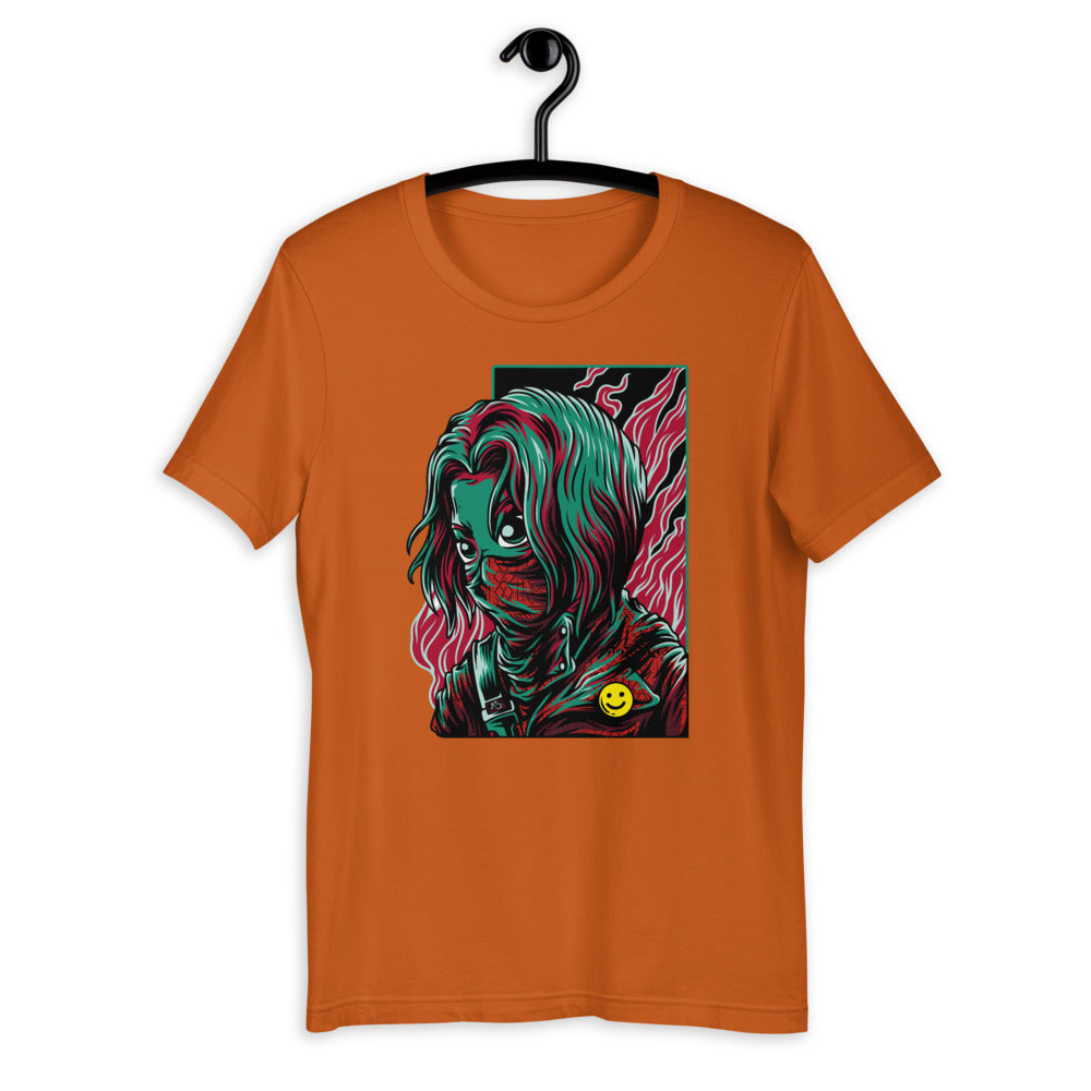 'Normalise This' Mask Graphic Short-Sleeve Unisex T-Shirt