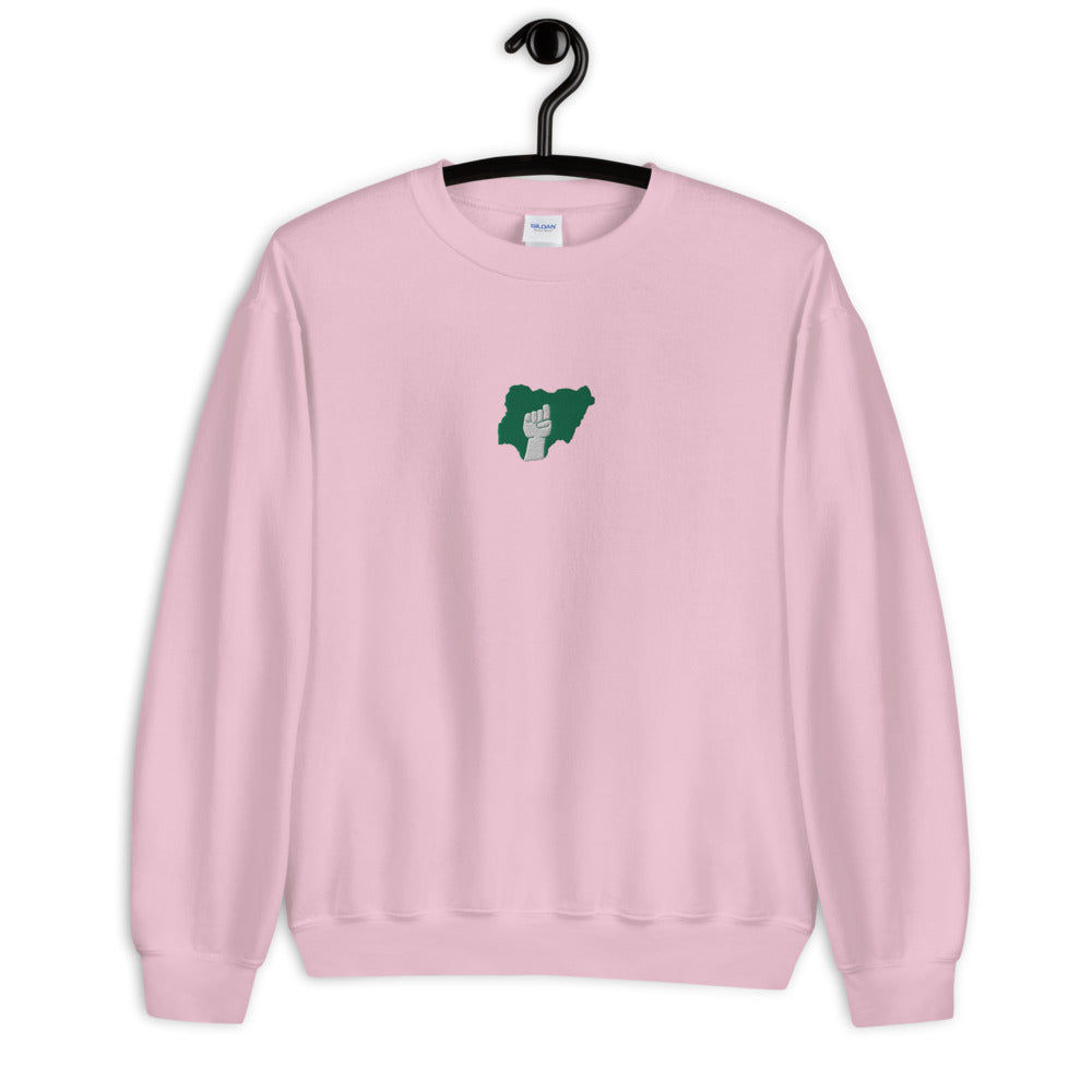 Naija Pride Embroidered Unisex Sweatshirt