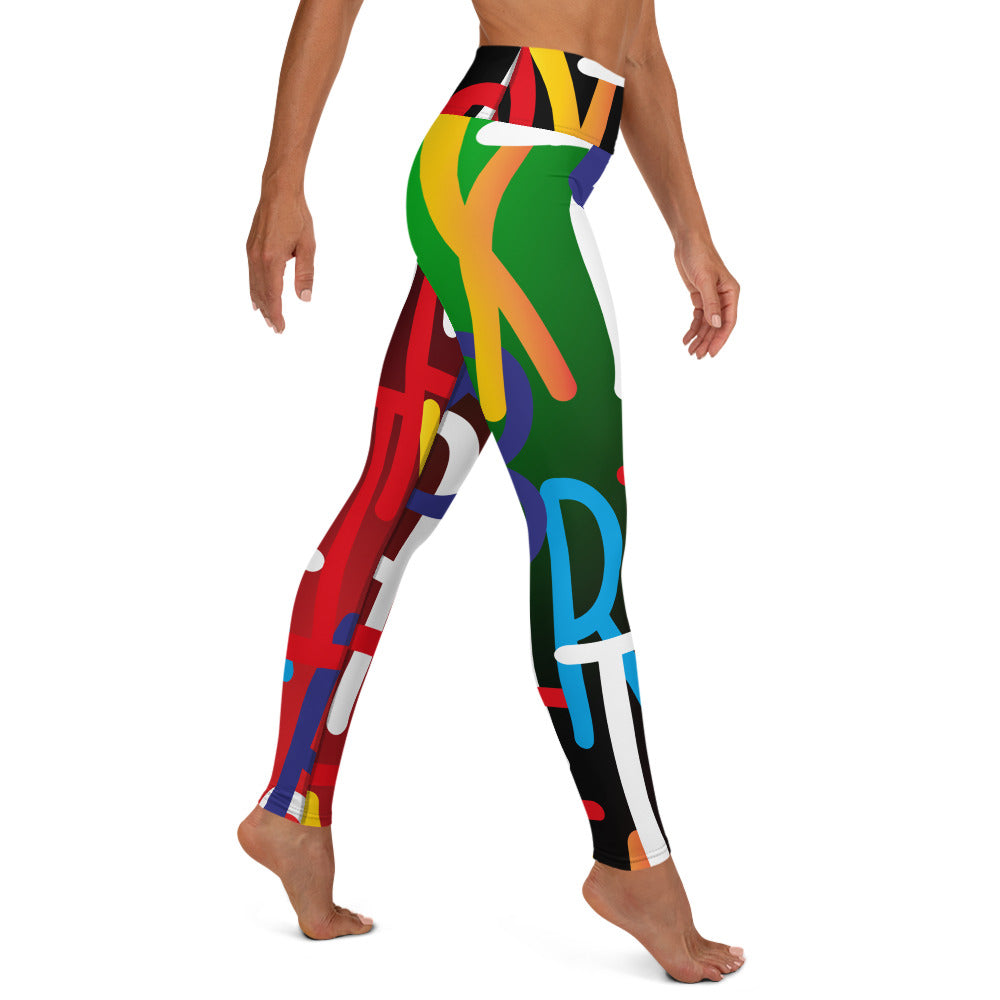 AfriBix Collage Leggings