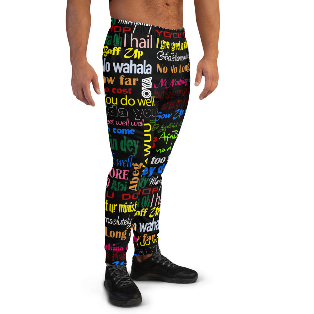 AfriBix Pidgin Print Men's Joggers