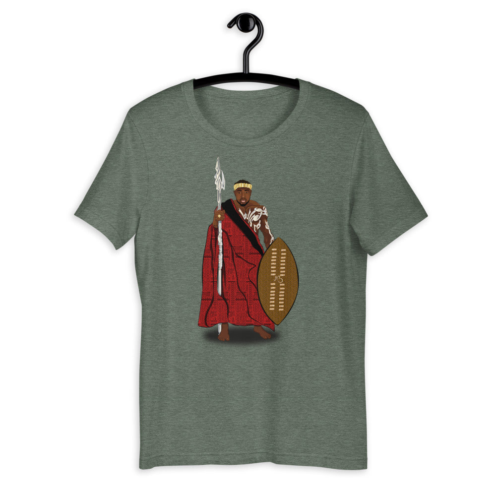 AfriBix Warrior African King Short-Sleeve Unisex T-Shirt
