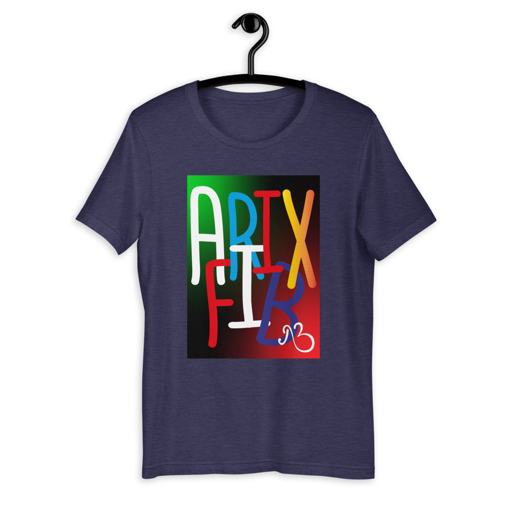 AfriBix Collage Galaxy Print Short-Sleeve Unisex T-Shirt