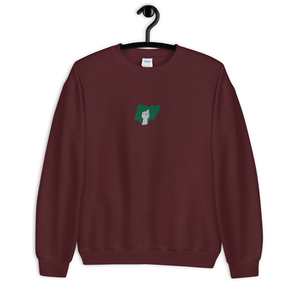 Naija Pride Embroidered Unisex Sweatshirt