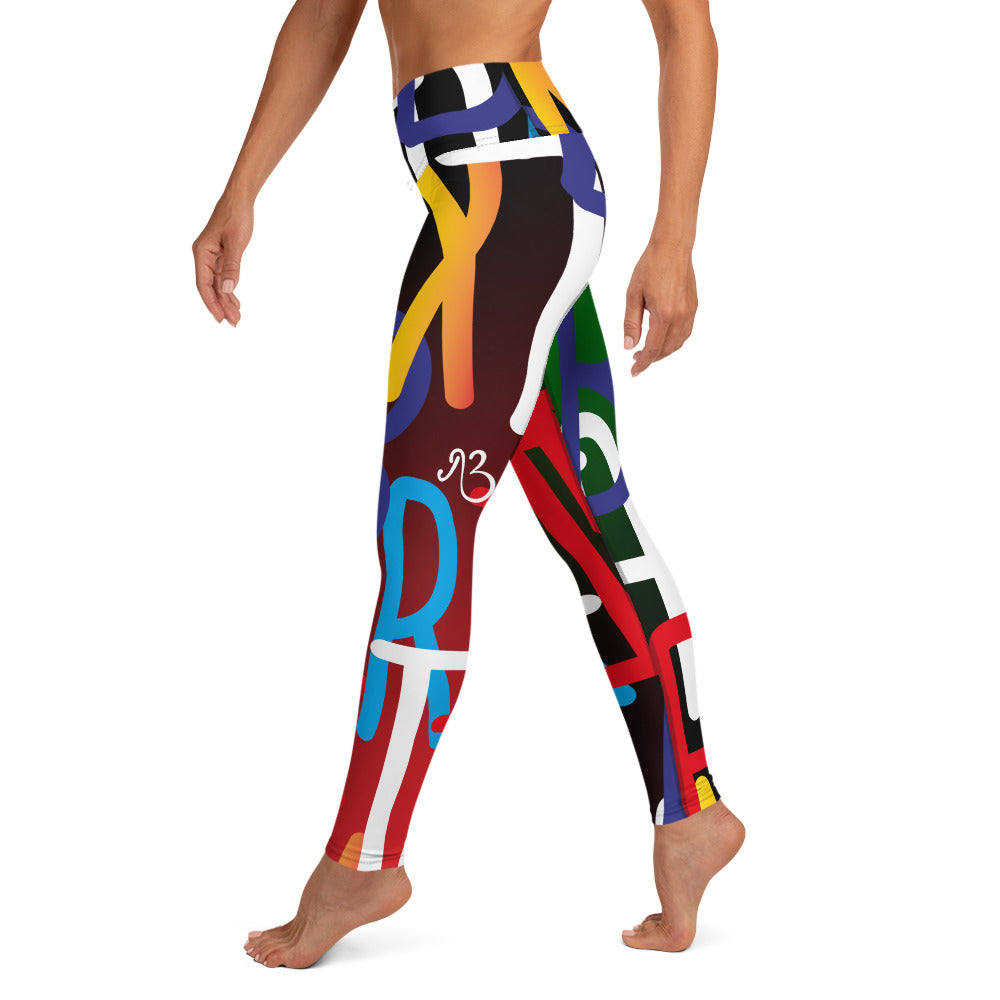 AfriBix Collage Leggings
