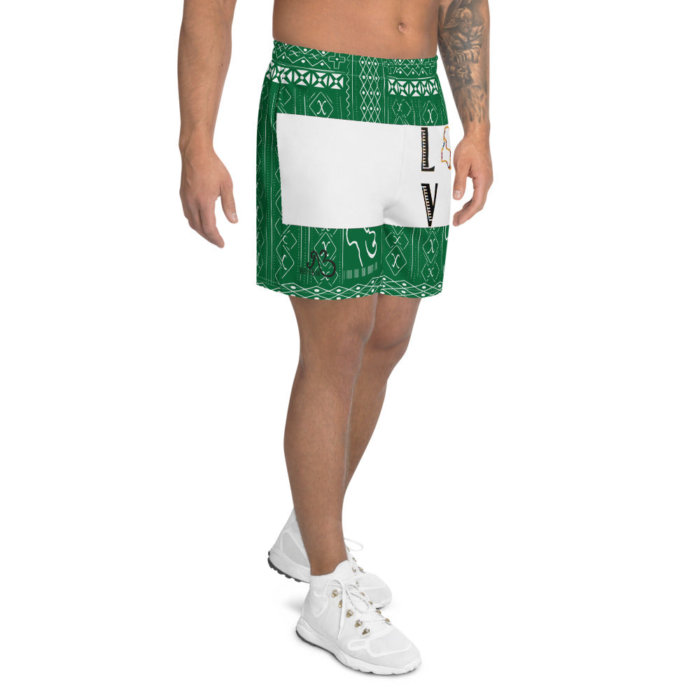 I Love Naija Men's Athletic Shorts