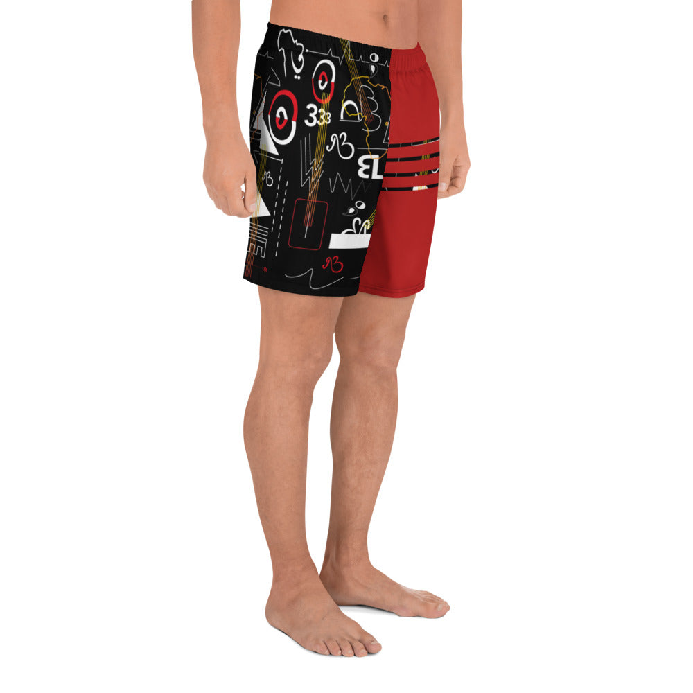 Linear Breakout Men's Athletic Shorts