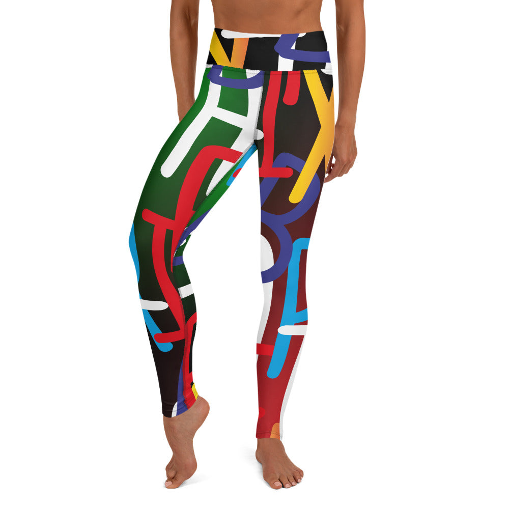 AfriBix Collage Leggings