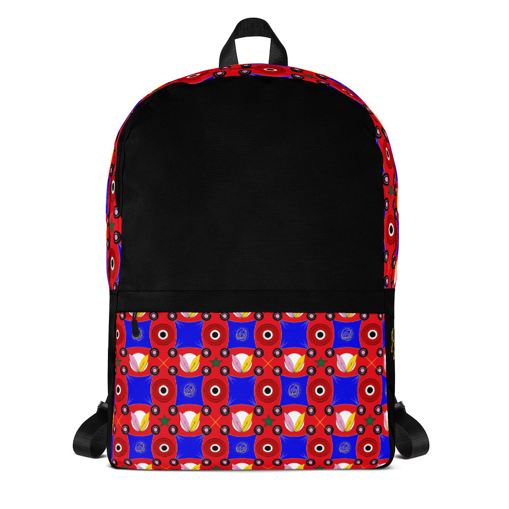 Inception Print Laptop Backpack