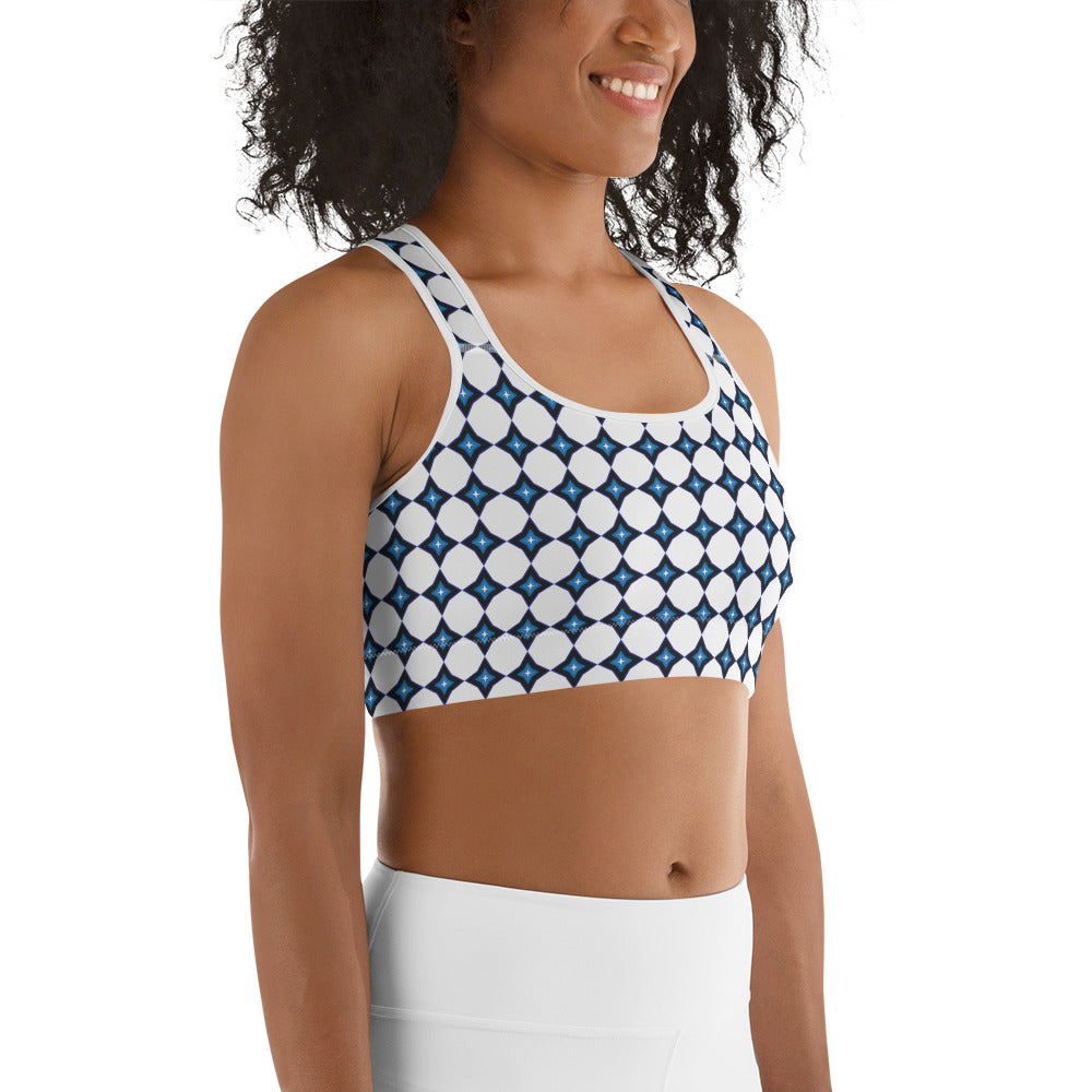 Starz Print Sports Bra - Snow