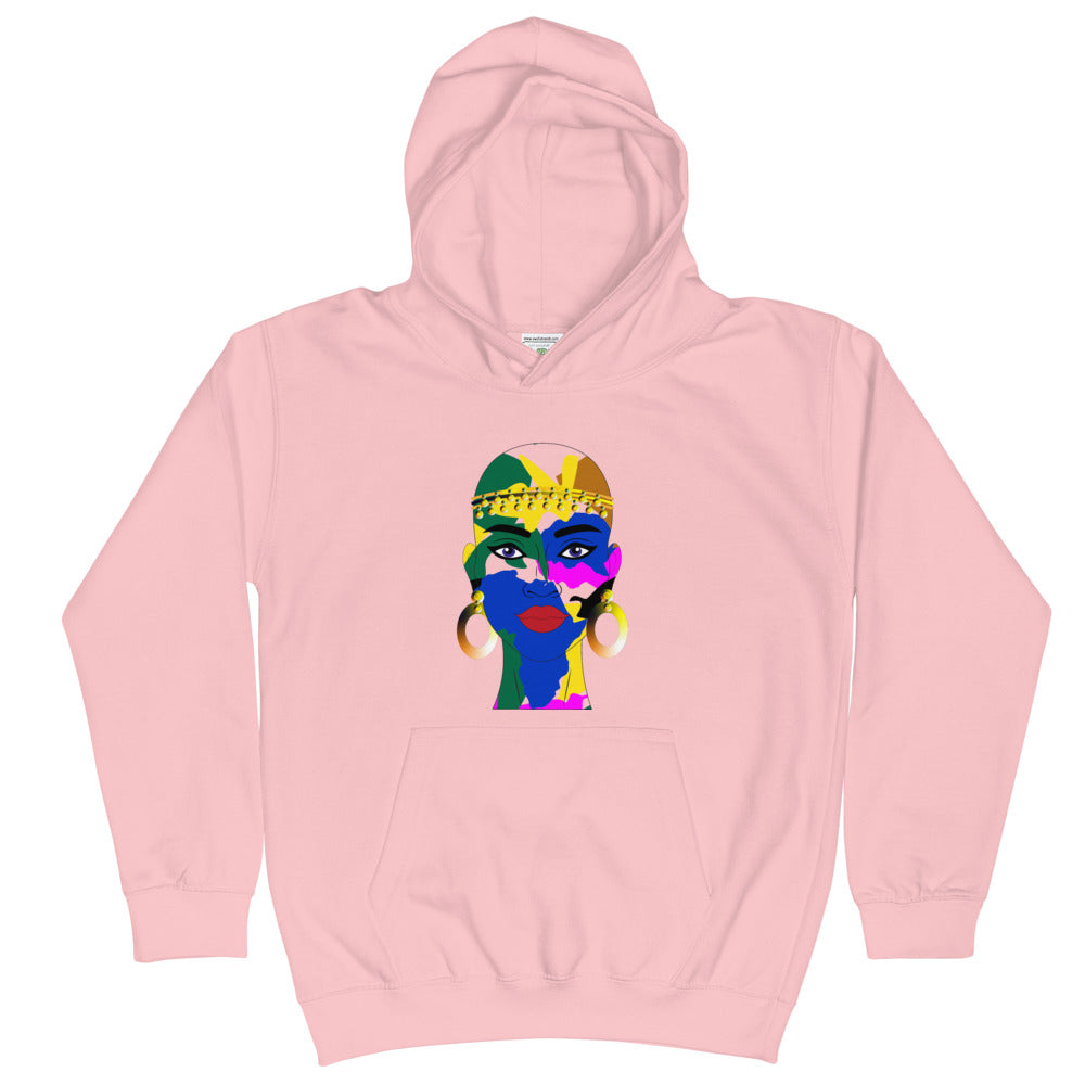 AfriBix Warrior Unisex Kids Sweatshirt Hoodie