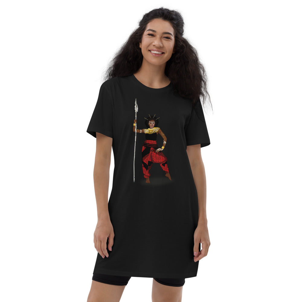 AfriBix Warrior Organic Cotton T-shirt Dress