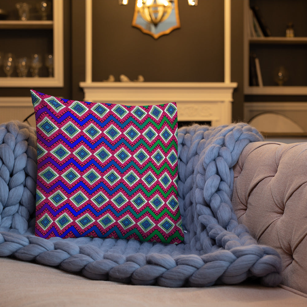 Quadrangle Print Galaxy Premium Pillow