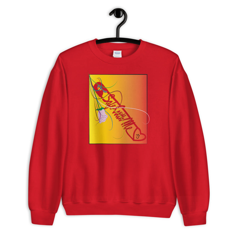 Safe With Me Unisex Crew Neck Long Sleeve Pullover Sweatshirt