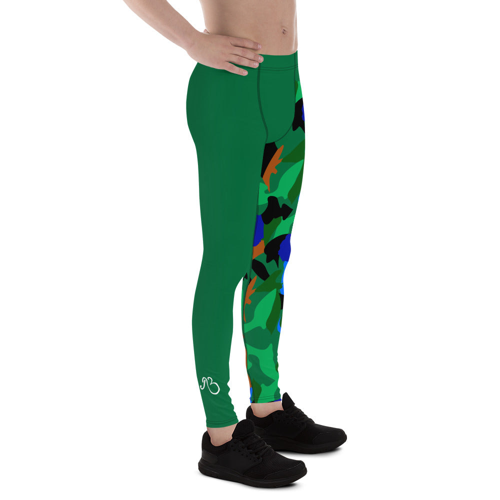 AfriBix Camo Part Leaf Men's Leggings