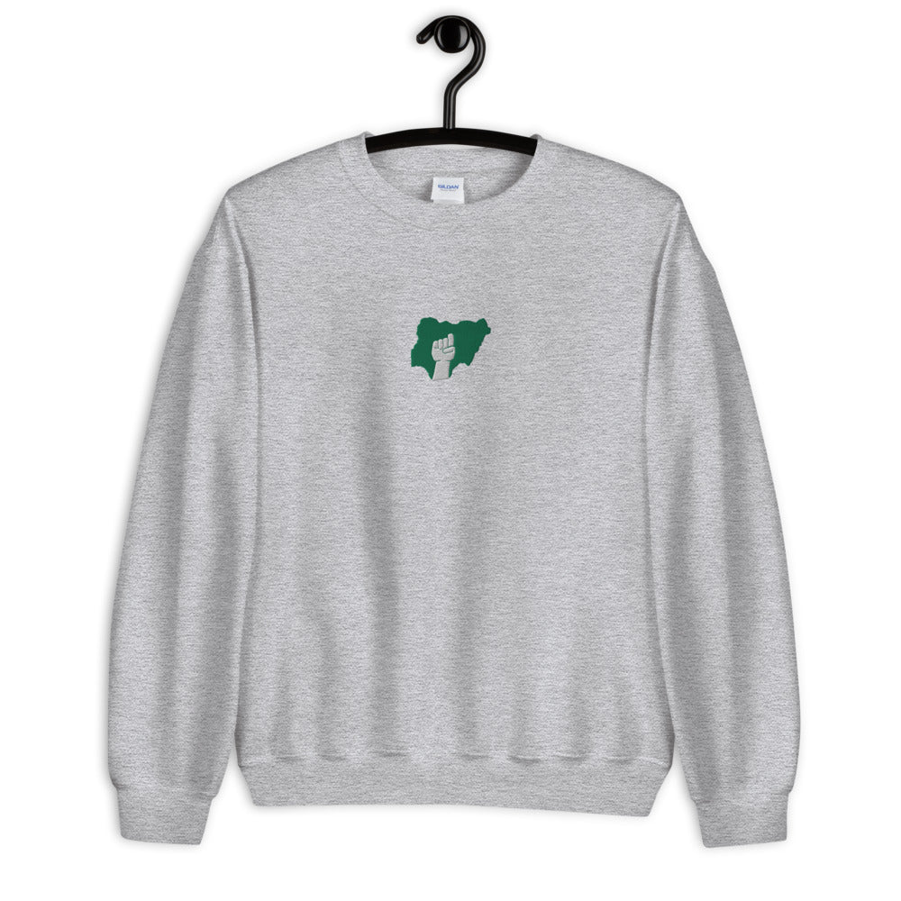 Naija Pride Embroidered Unisex Sweatshirt