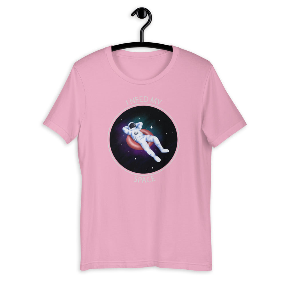 'I Need My Space' Astronaut Short-Sleeve Unisex T-Shirt