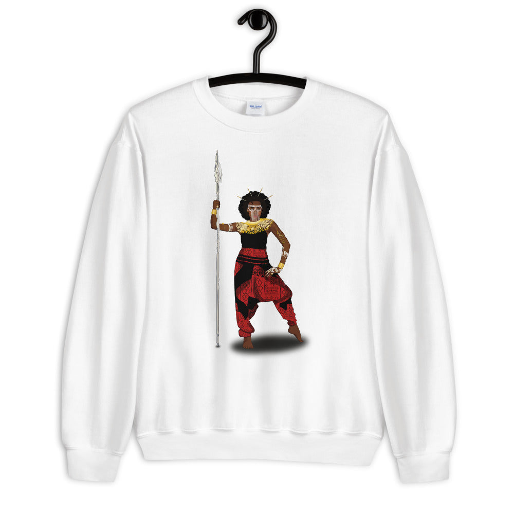 AfriBix Warrior African Queen Comfortable Unisex Sweatshirt
