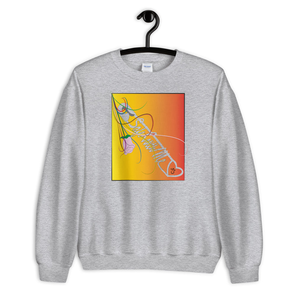 Safe With Me Unisex Crew Neck Long Sleeve Pullover Sweatshirt