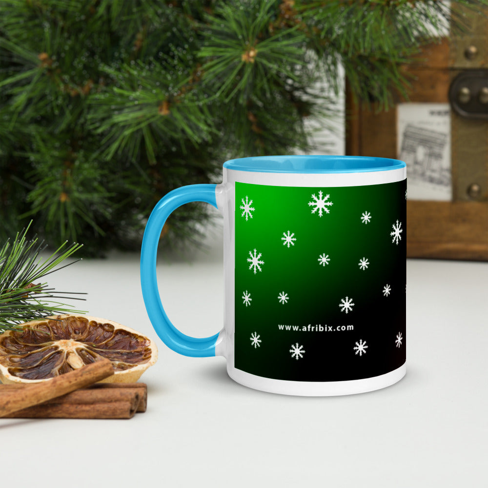 'Personalised' Christmas Two Toned Mug